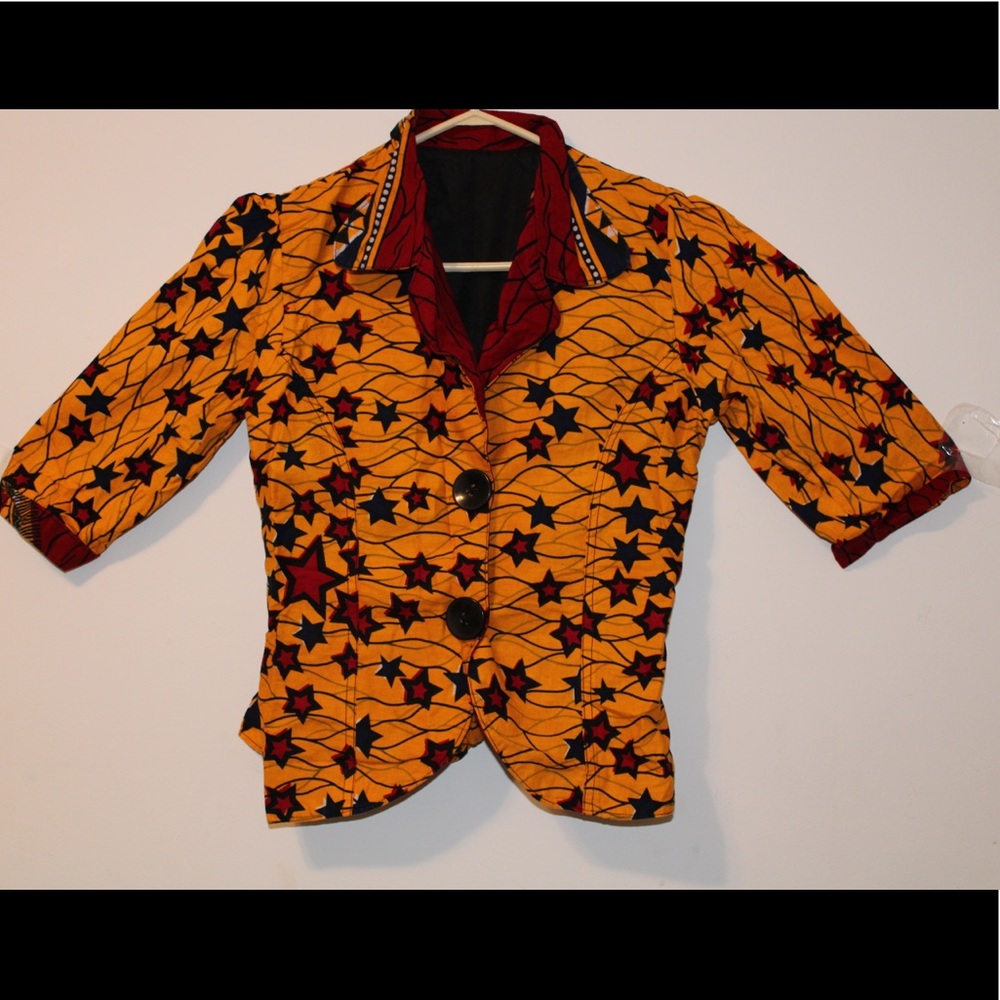 African print jacket